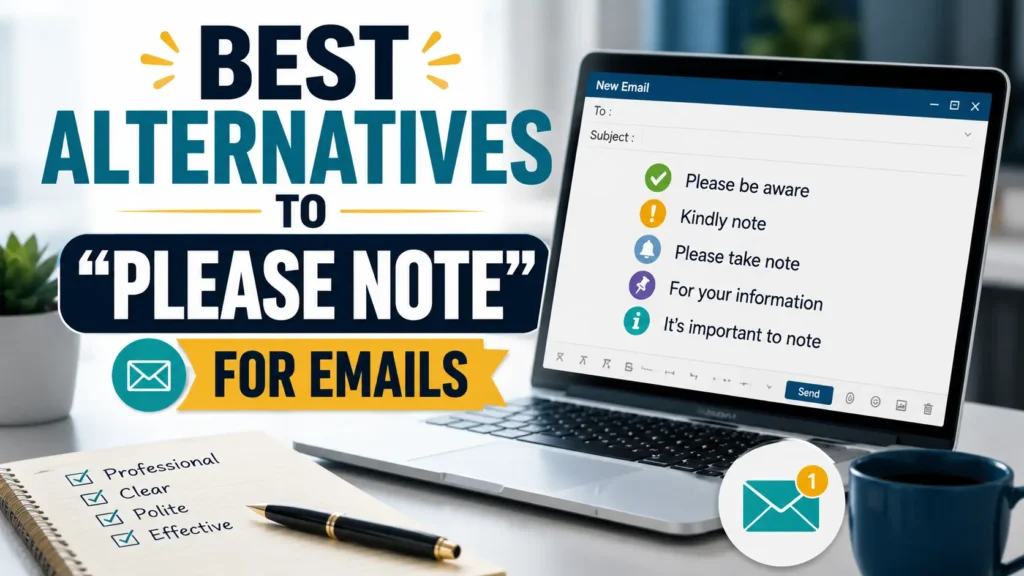 Best Alternatives to “Please Note” for Emails