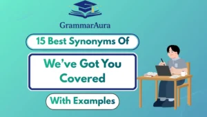 Best Synonyms of ‘We’ve Got You Covered’ (With Examples)