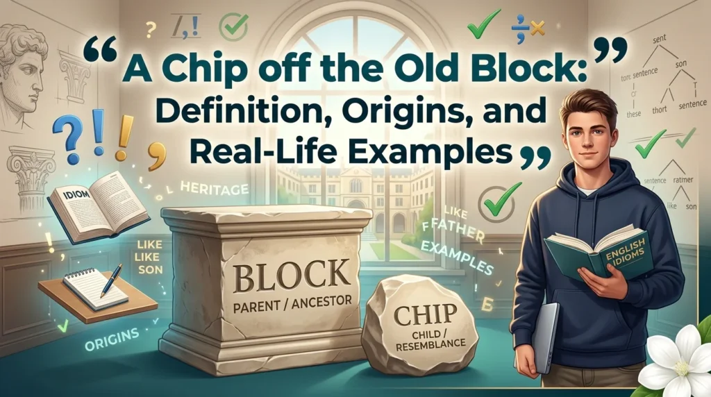 A Chip off the Old Block: Definition, Origins, and Real-Life Examples