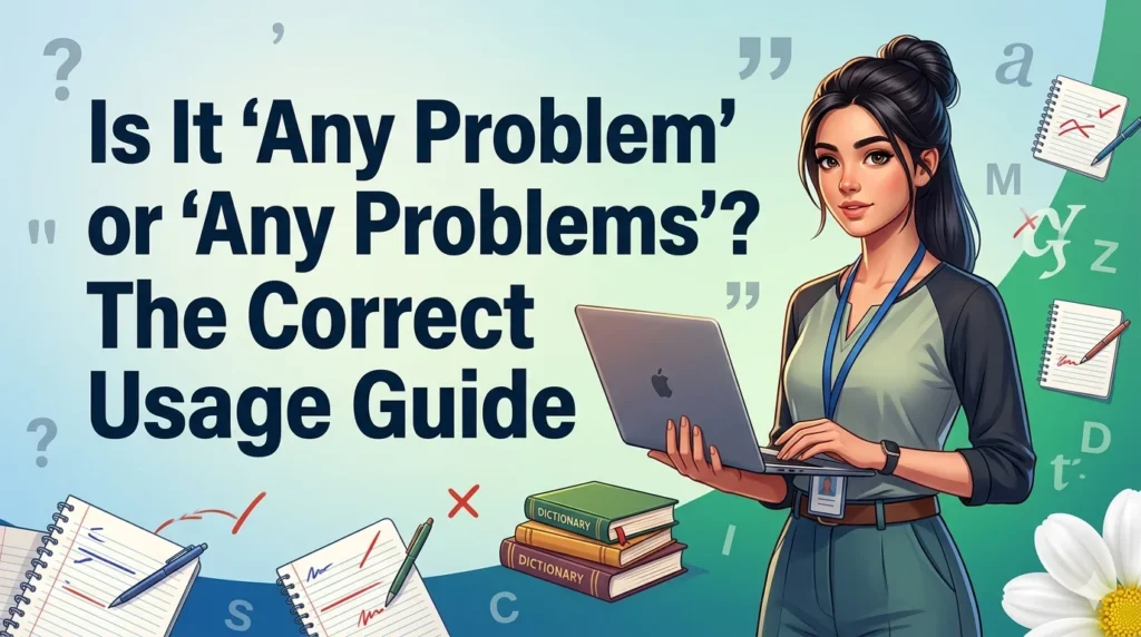 Is It “Any Problem” or “Any Problems”? The Correct Usage Guide