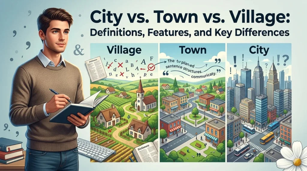 City vs. Town vs. Village: Definitions, Features, and Key Differences