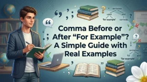 Comma Before or After "For Example"? A Simple Guide with Real Examples