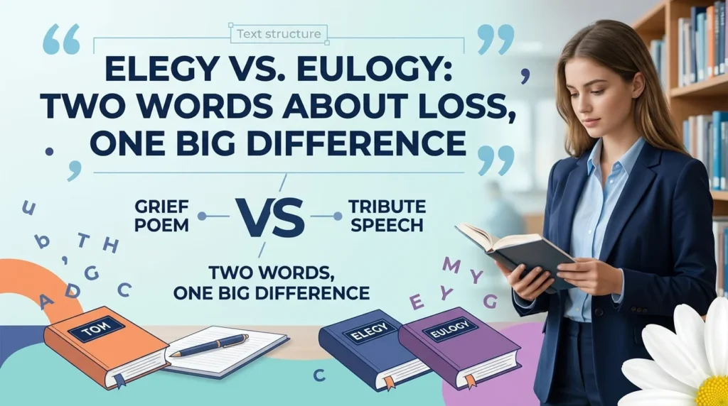 Elegy vs. Eulogy: Two Words About Loss, One Big Difference