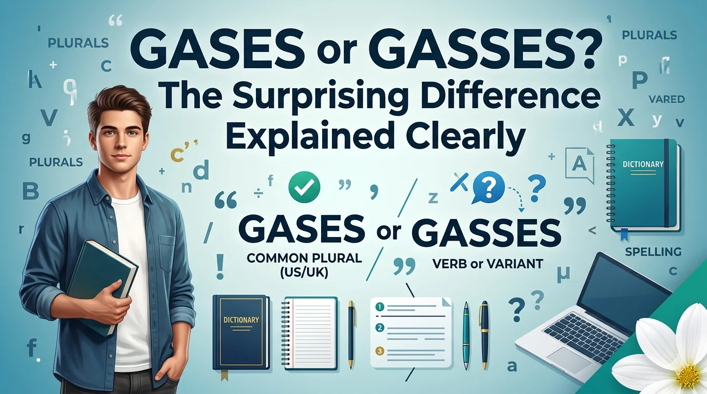 Gases or Gasses? The Surprising Difference Explained Clearly