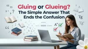 Gluing or Glueing? The Simple Answer That Ends the Confusion