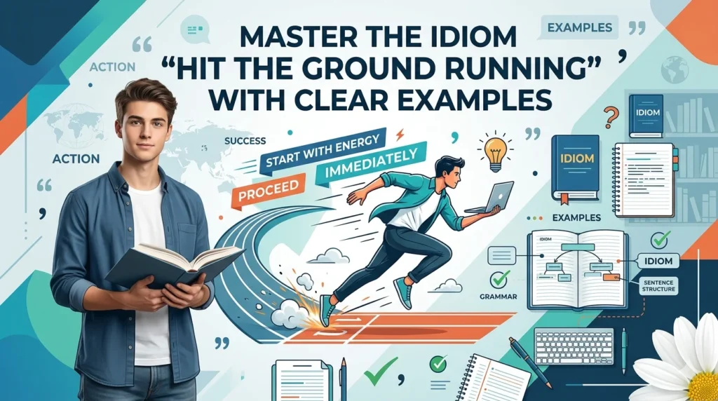 Master the Idiom “Hit the Ground Running” with Clear Examples