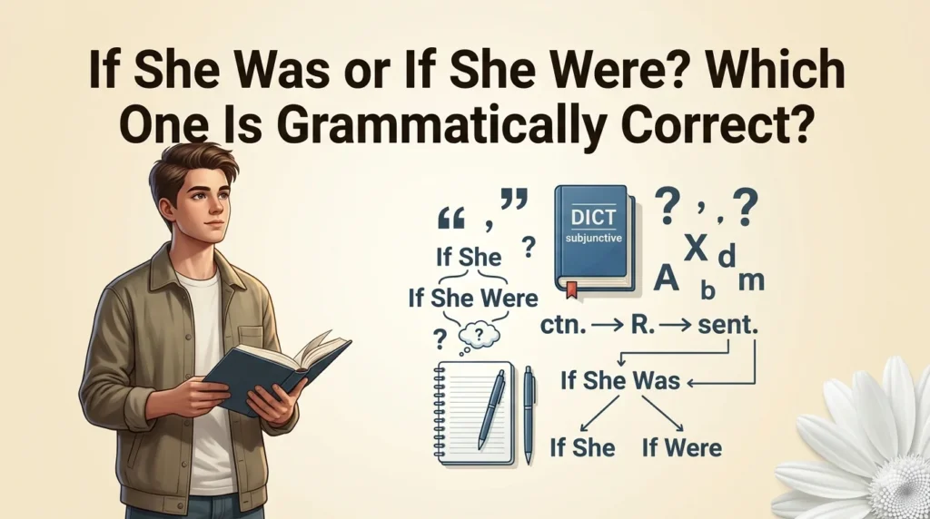 If She Was or If She Were? Which One Is Grammatically Correct?