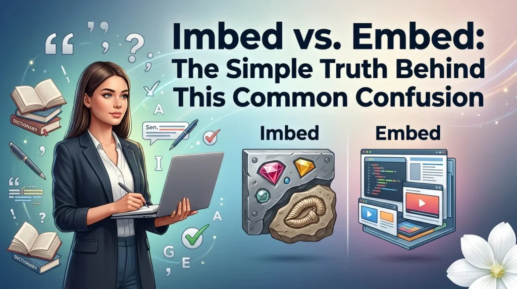 Imbed vs. Embed: The Simple Truth Behind This Common Confusion