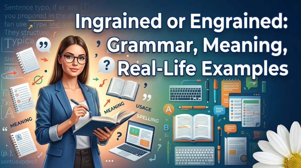 Ingrained or Engrained: Grammar, Meaning, and Real-Life Examples