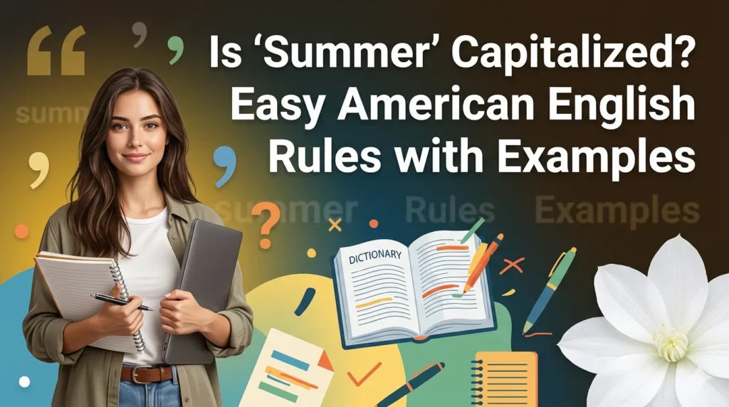 Is “Summer” Capitalized? Easy American English Rules with Examples