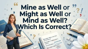 Mine as Well or Might as Well or Mind as Well? Which Is Correct?