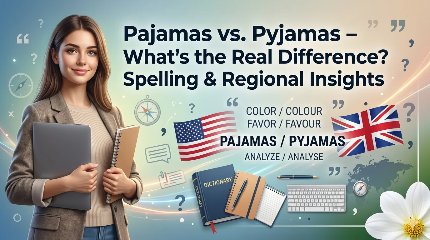 Pajamas vs. Pyjamas – What's the Real Difference? Spelling & Regional Insights