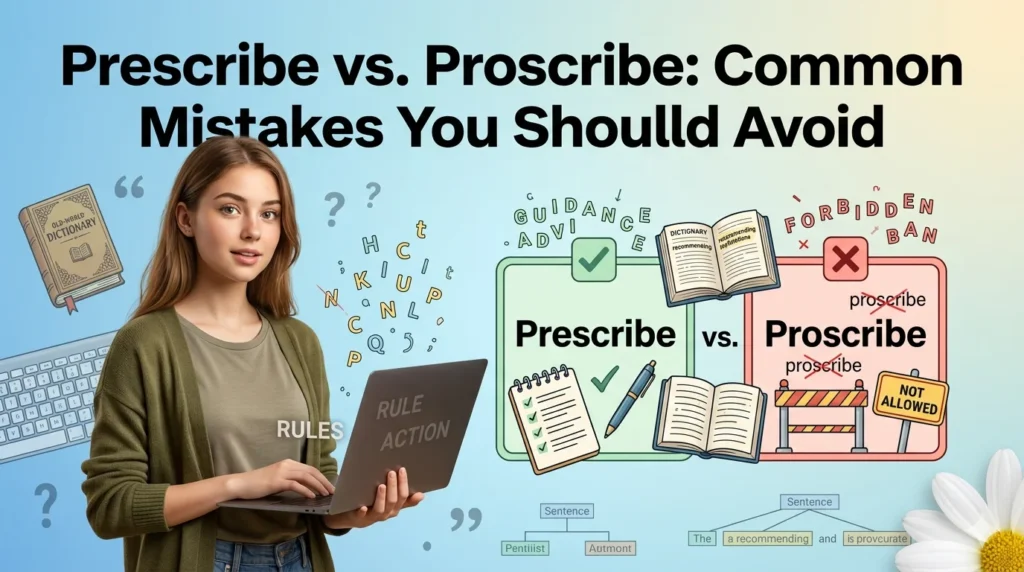 Prescribe vs. Proscribe: Common Mistakes You Should Avoid