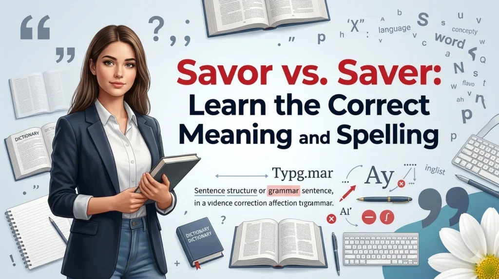 Savor vs. Saver: Learn the Correct Meaning and Spelling