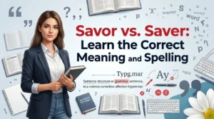 Savor vs. Saver: Learn the Correct Meaning and Spelling