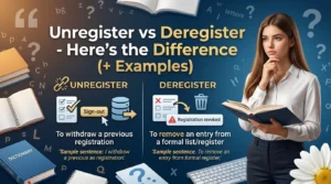 Unregister vs Deregister - Here’s the Difference (+ Examples)