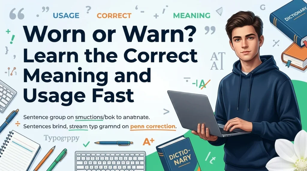 Worn or Warn? Learn the Correct Meaning and Usage Fast
