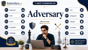 Best Synonyms of ‘Adversary’