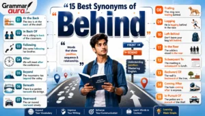 Best Synonyms of “Behind”