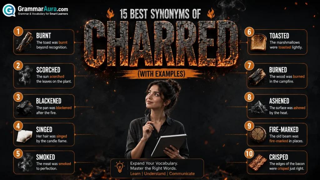 Best Synonyms of “Charred”