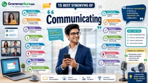 Best Synonyms of “Communicating”