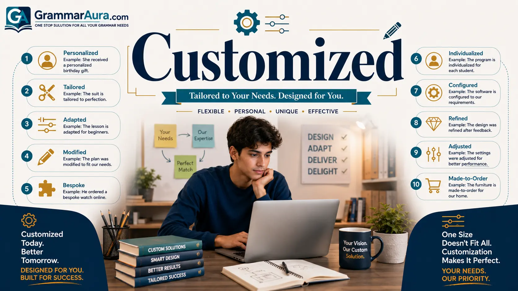 Best Synonyms of ‘Customized’