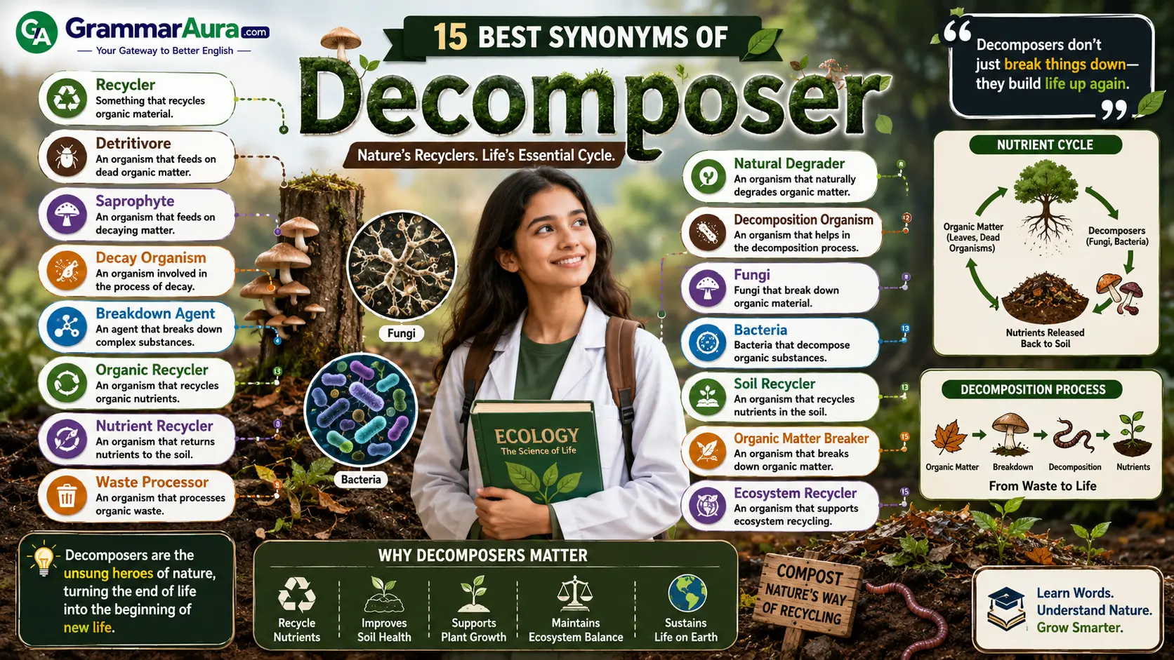 Best Synonyms of “Decomposer”