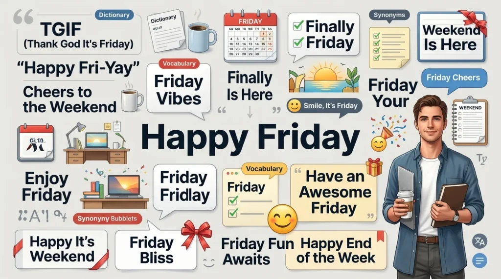 Best Synonyms of ‘Happy Friday’ (With Examples)