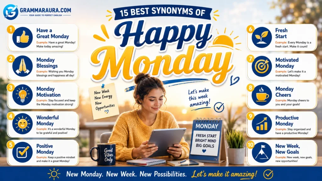 Best Synonyms of “Happy Monday”