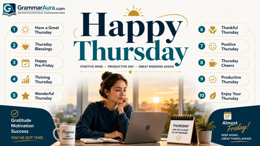 Best Synonyms of “Happy Thursday”