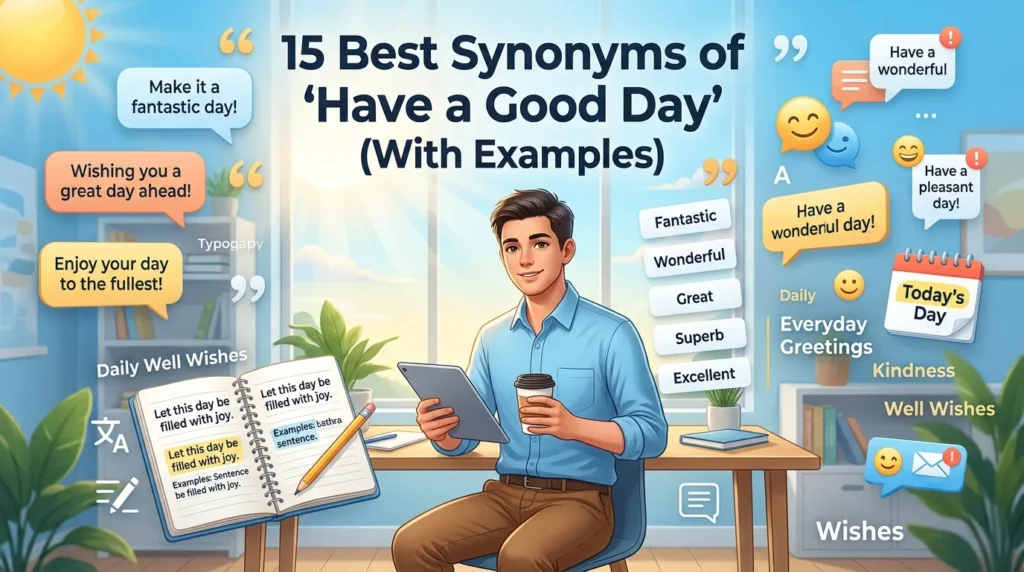 Best Synonyms of ‘Have a Good Day’