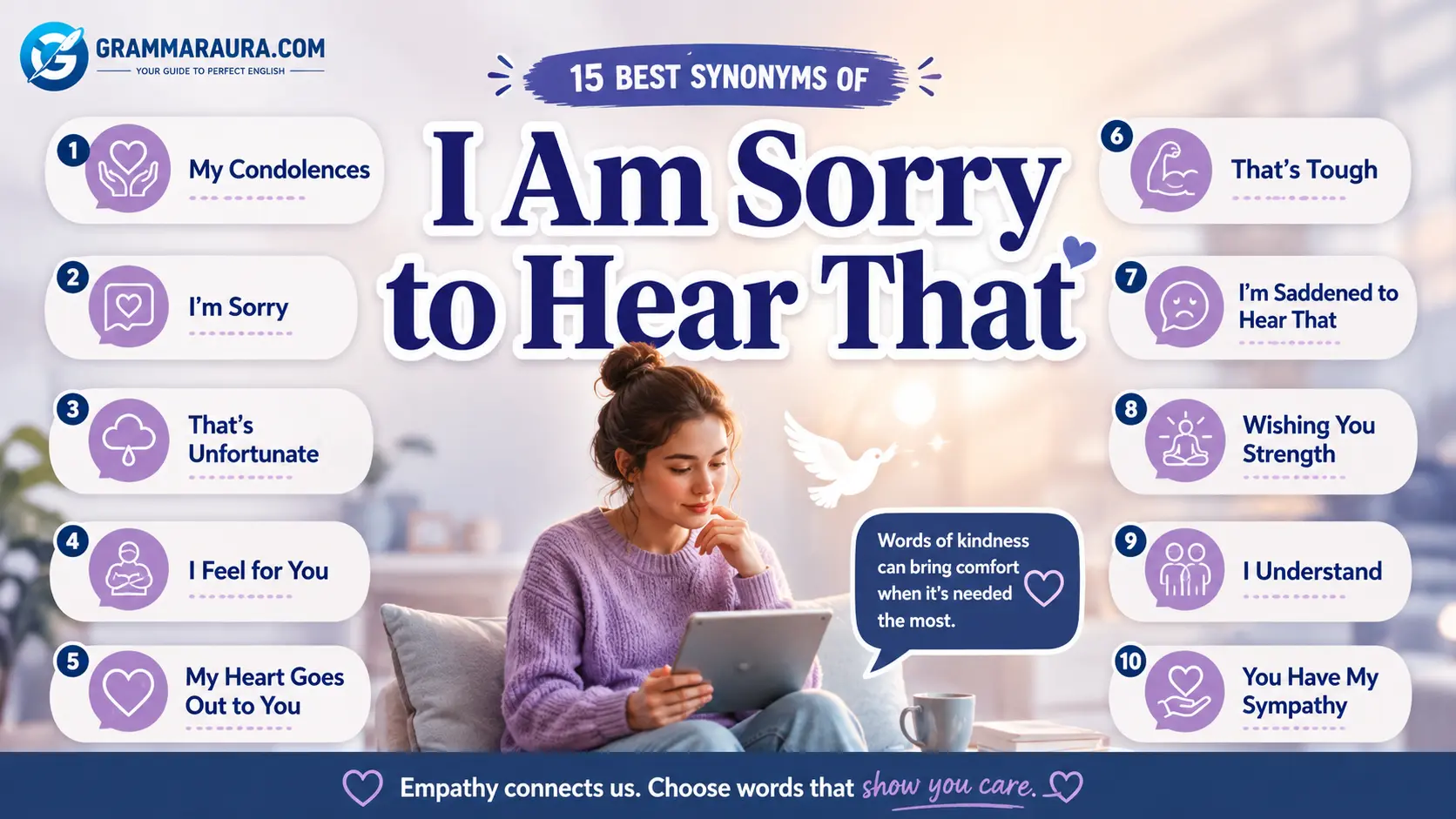 Best Synonyms of “I Am Sorry to Hear That”