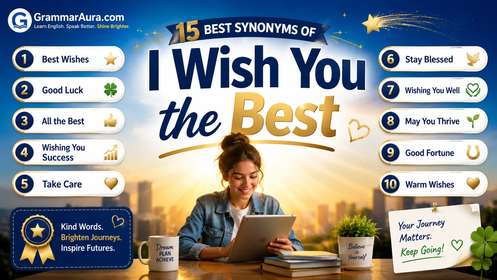 Best Synonyms of “I Wish You the Best”