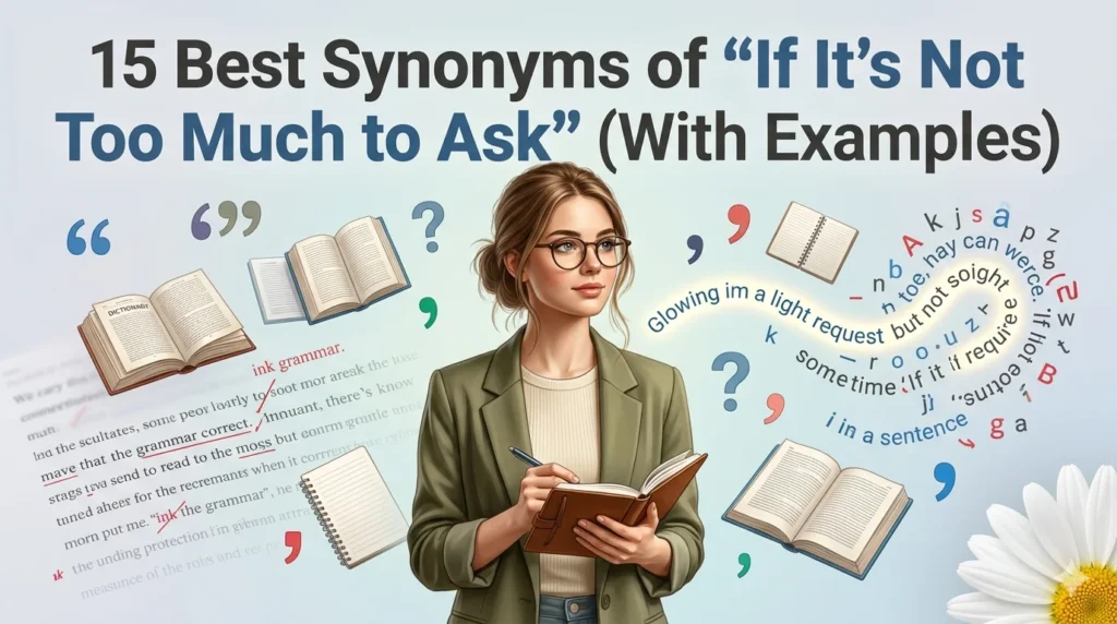 Best Synonyms of “If It’s Not Too Much to Ask”