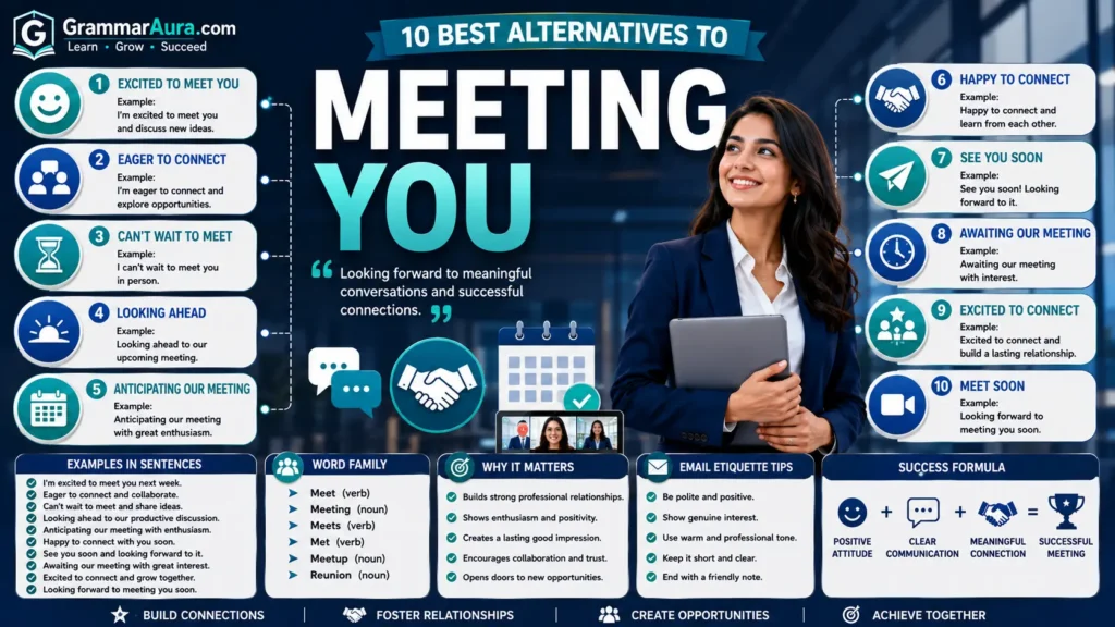 Best Synonyms of “Looking Forward to Meeting You”