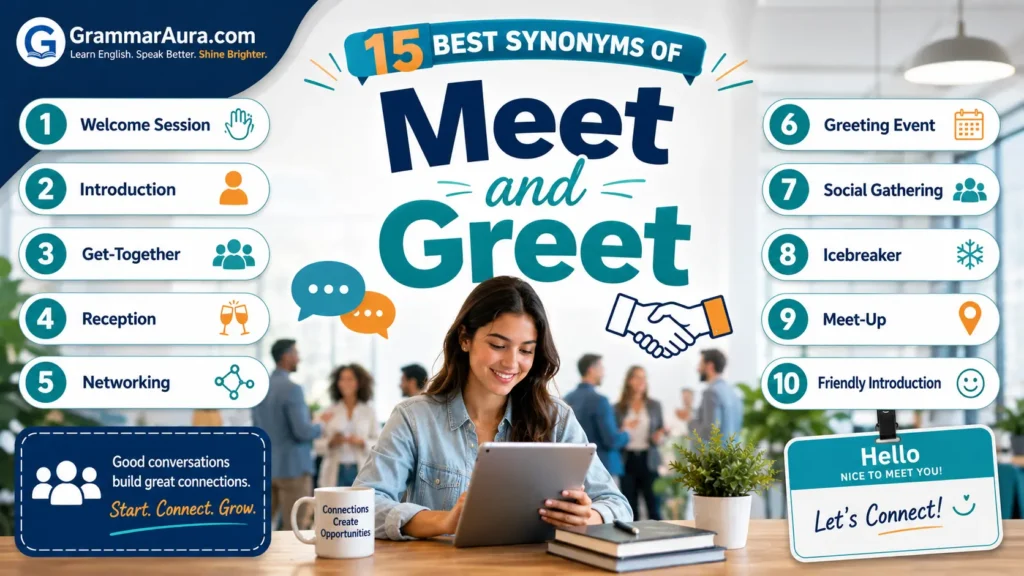 Best Synonyms of “Meet and Greet”