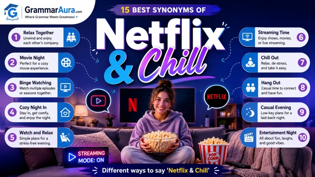 Best Synonyms of ‘Netflix and Chill’