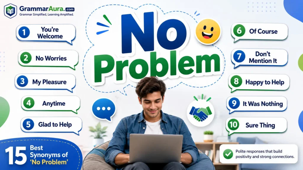 Best Synonyms of ‘No Problem’