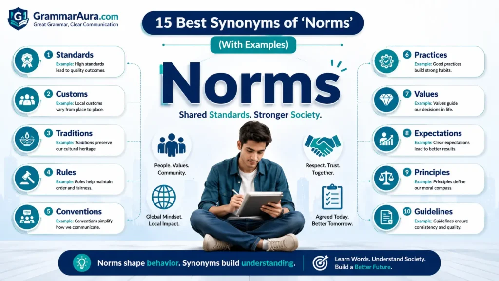 Best Synonyms of ‘Norms’