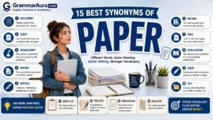 Best Synonyms of ‘Paper’
