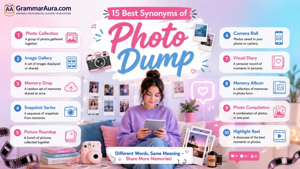 Best Synonyms of ‘Photo Dump’