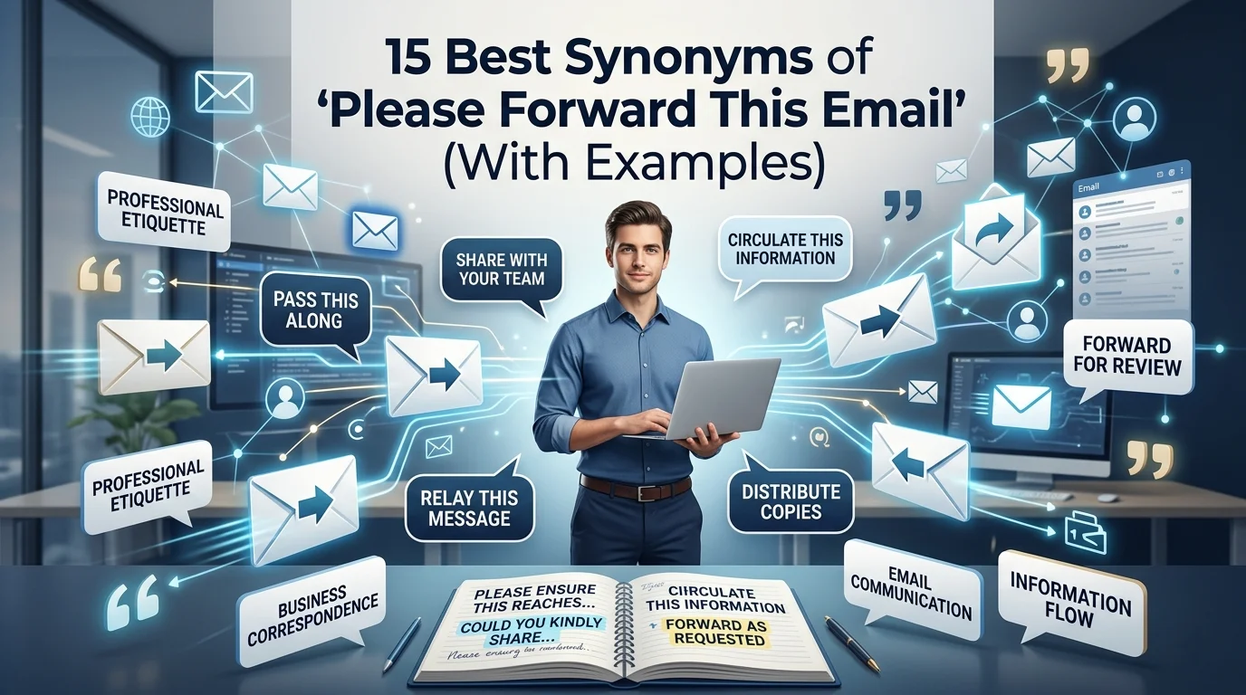 Best Synonyms of ‘Please Forward This Email’