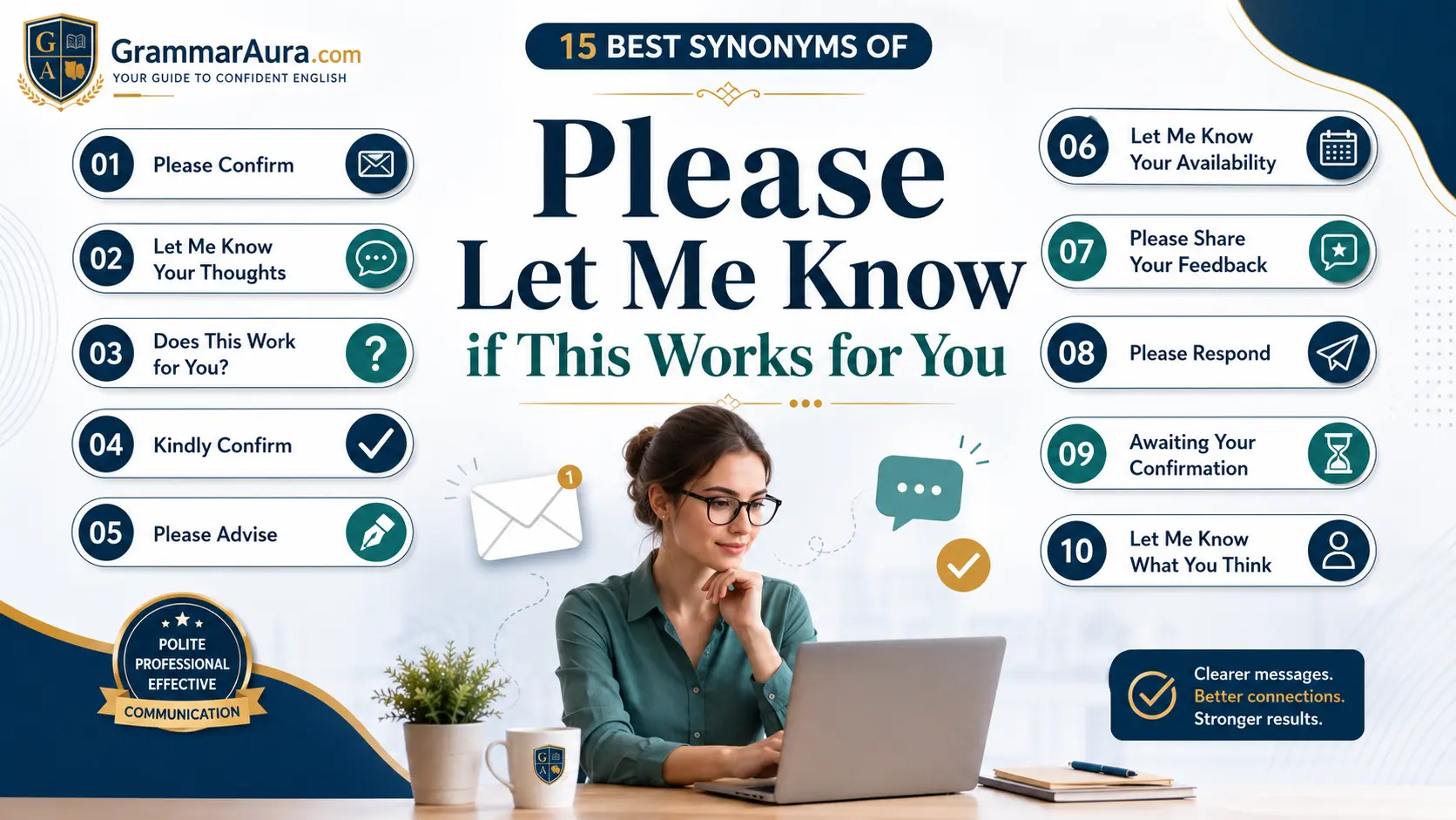 Best Synonyms of “Please Let Me Know if This Works for You”