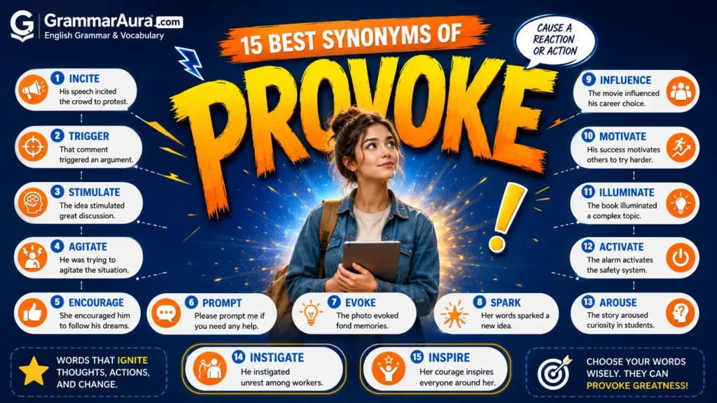 Best Synonyms of “Provoke”