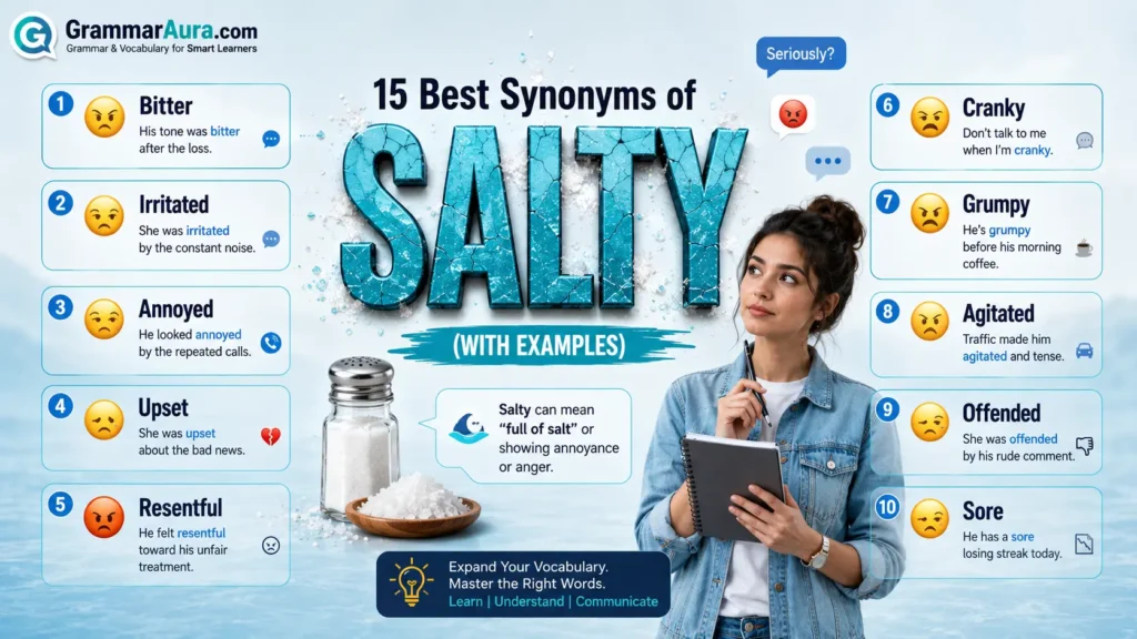 Best Synonyms of “Salty”