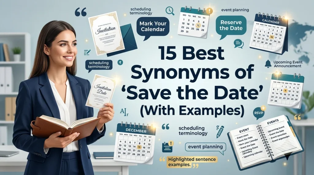 Best Synonyms of ‘Save the Date’