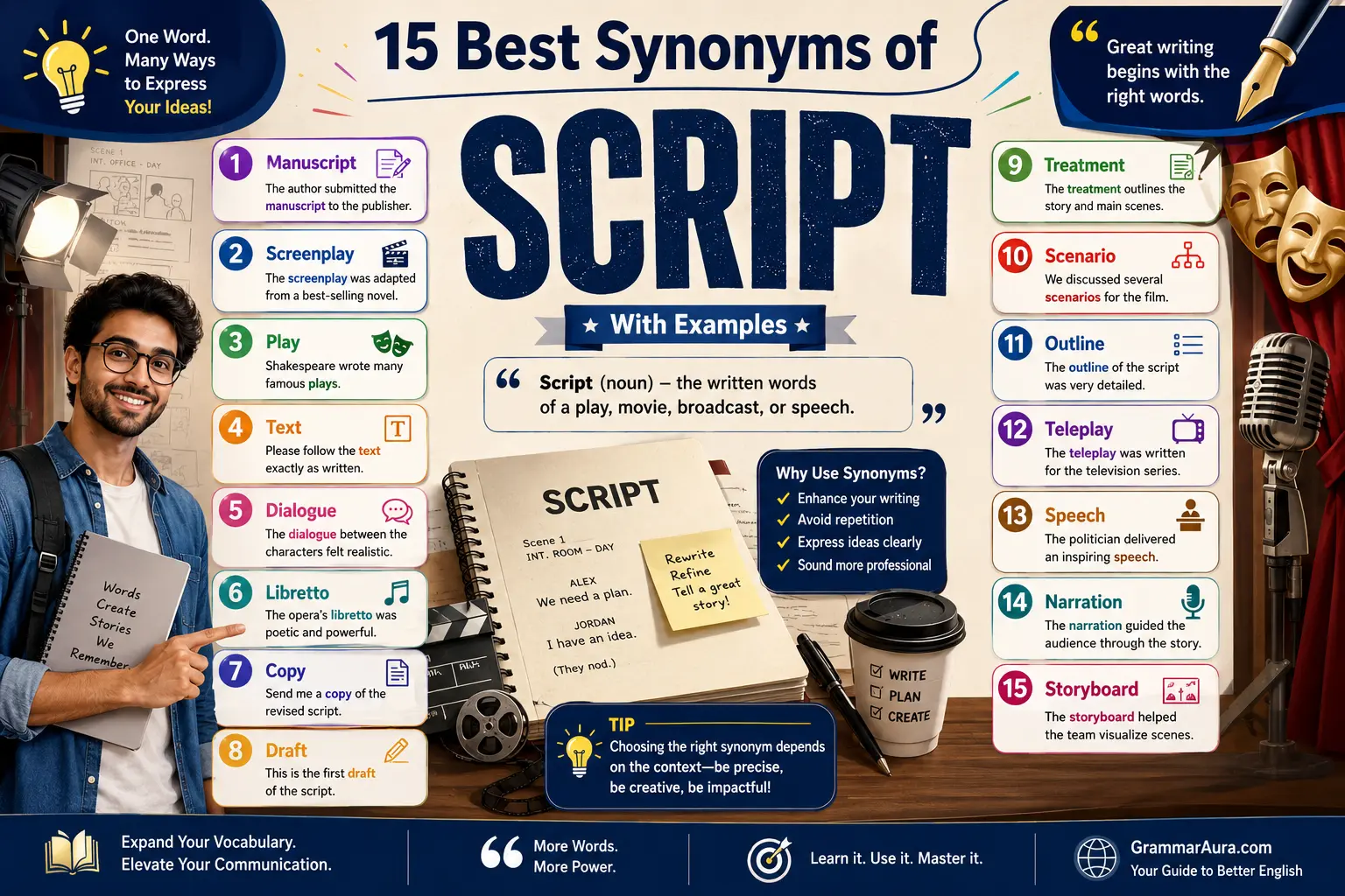 Best Synonyms of “Script”