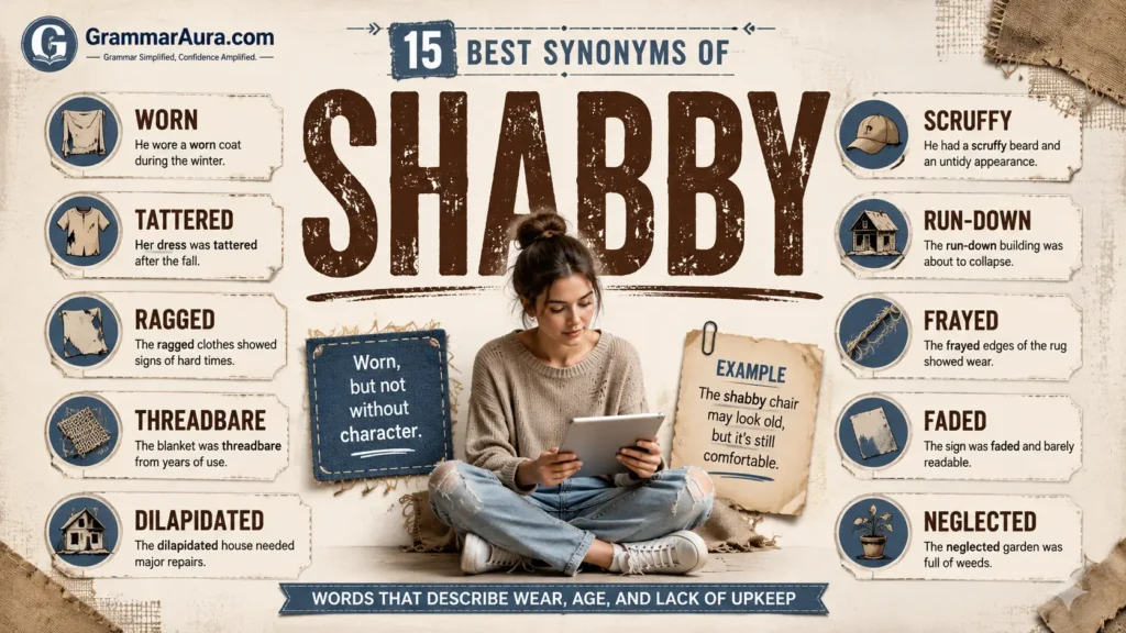 Best Synonyms of ‘Shabby’ (With Examples)