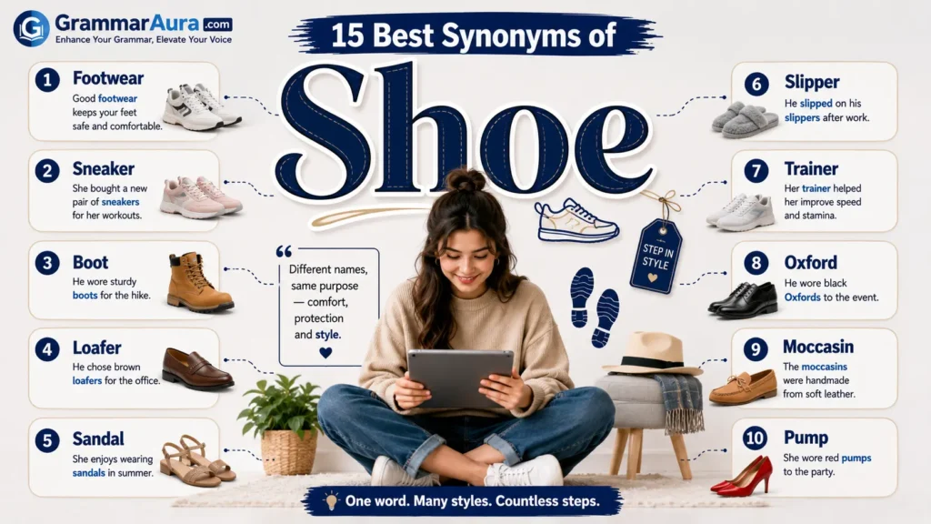 Best Synonyms of ‘Shoe’