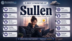 Best Synonyms of ‘Sullen’